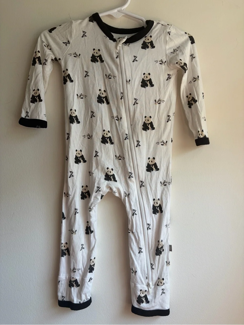 Kyte Baby Bamboo Zippy Panda Bamboo Print 12-18M EUC Animal Safari Earthy Chic